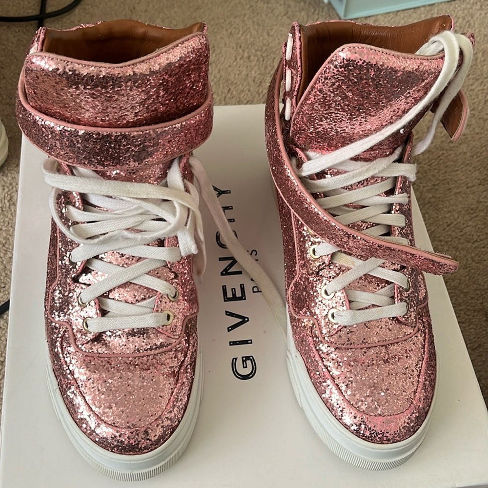 Givenchy high top sneakers.. these were and still are 🔥